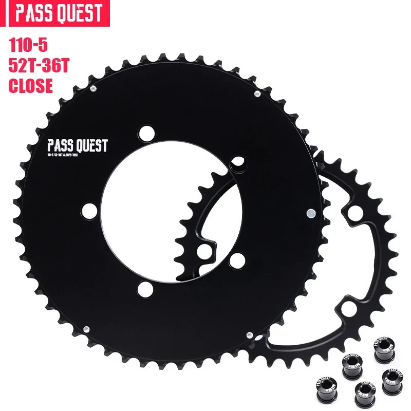 Road Bike 56-42T BCD 130mm Five Jaw Crank 54-40T 53-39T Double Chainrings