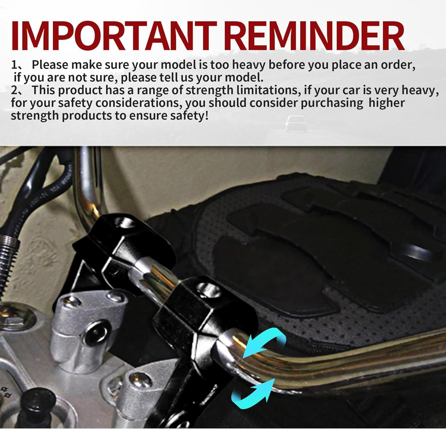 Motorcycle 2 Inch Pivot Handlebar Risers Universal Mount Handl Kit Accessories
