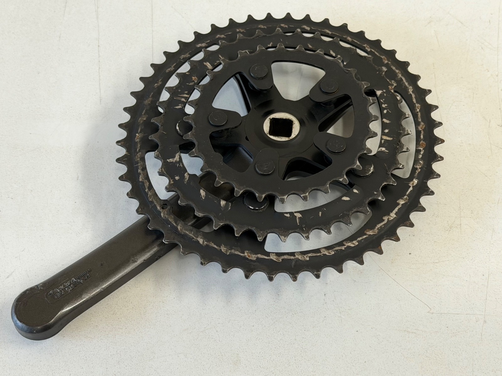 Shimano 170mm Crank Arms Crankset 200GS MTB Black Triple 48/38/28 Chainring