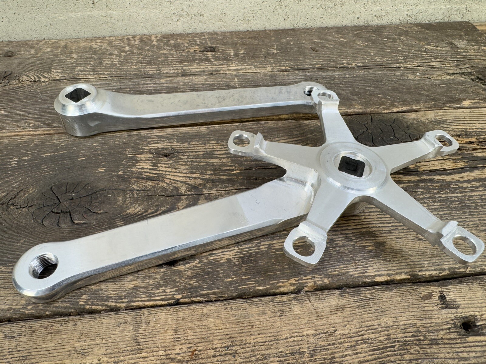 Nervar Star Crankset Vintage Roadbike Bmx 130 Bcd France
