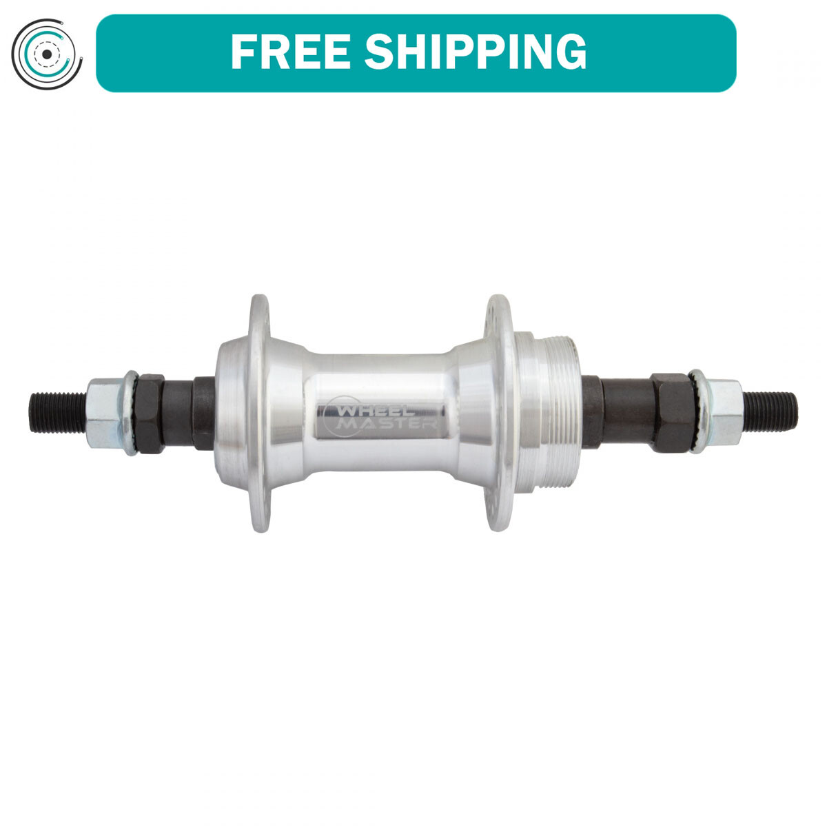 Wheel Master AB-2000 Alloy Bolt-On Hubs RR 36H Silver 5/7s FW
