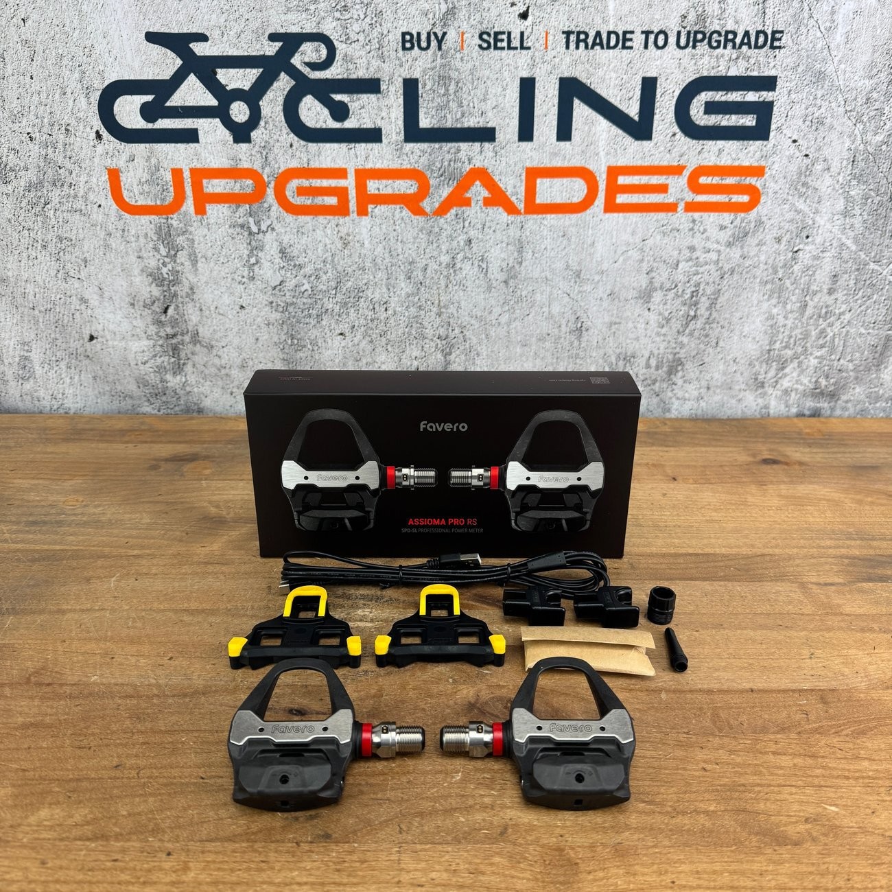 New! Favero Assioma Pro RS-2 Road Dual Sided Carbon Power Meter Bike Pedals 247g