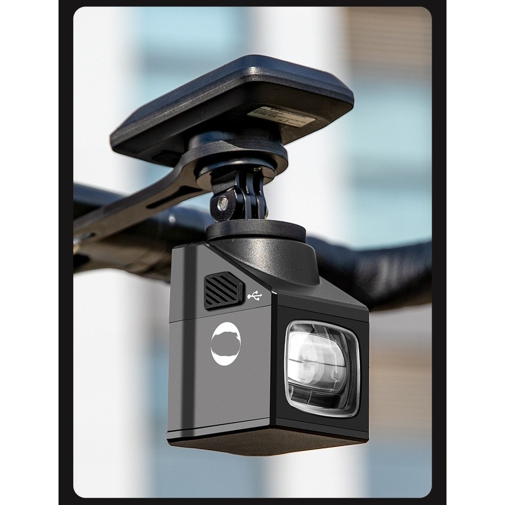 USB C Wireless Remote Bike Light 1600 Lumens IPX4 Waterproof Front Headlight