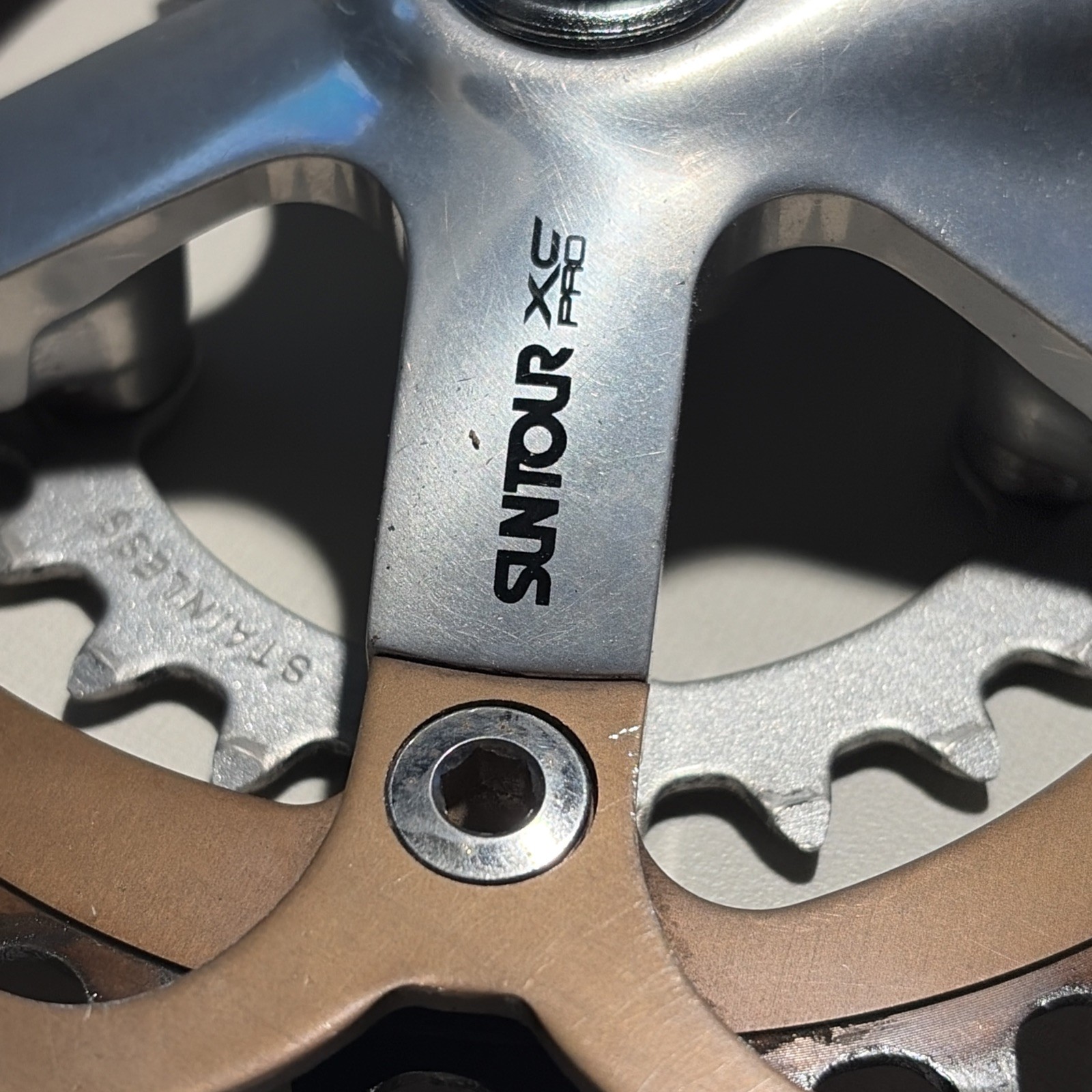 Nice Suntour XC Pro Crankset 175 mm Vintage Mountain Bike