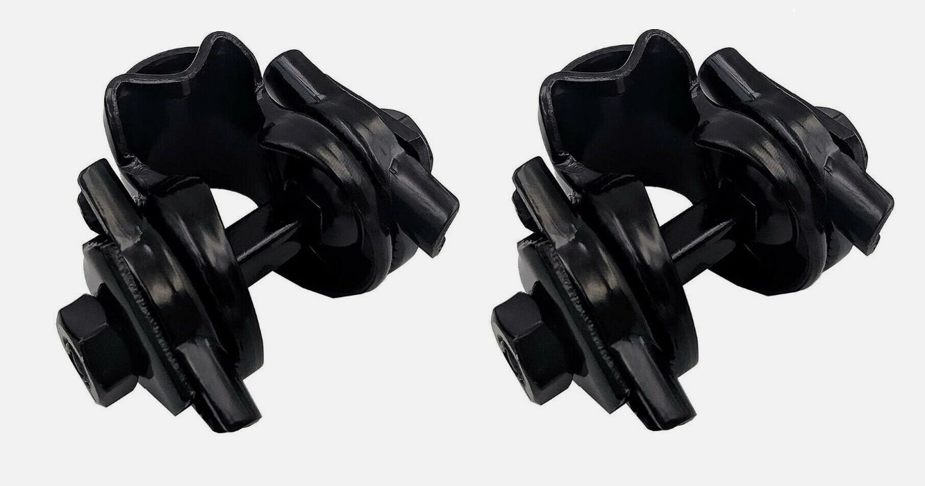 2x Bike standard seat post clamp adaptor for 25.4mm to 31.8mm Straight Seatpost