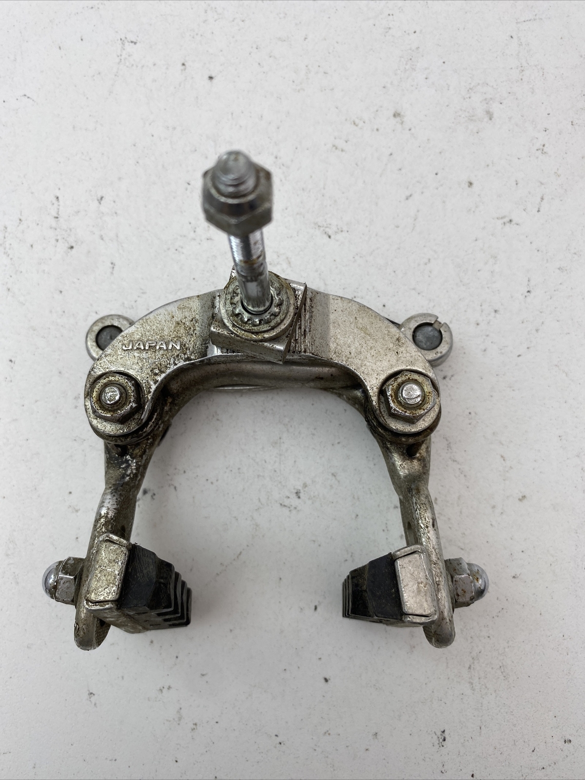 Vintage Shimano Tourney Center Pull Brake Caliper Nutted Silver Race Front A04