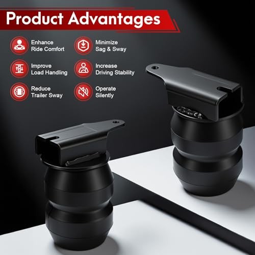 Upgraded Rear Axle Helper Springs Kit Compatible with 1999-2010 Chevrolet