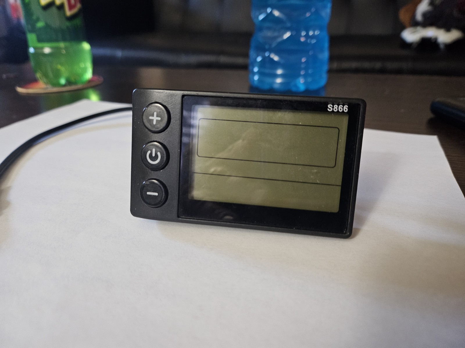 E-Bike S866 LCD Display Meter 24V 36V 48V Control Panel with Waterproof Plug