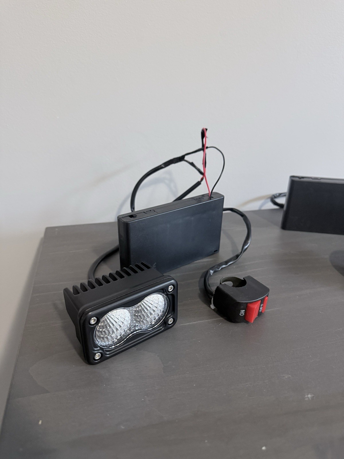 Battery Powered Horn And Baja Light Combo