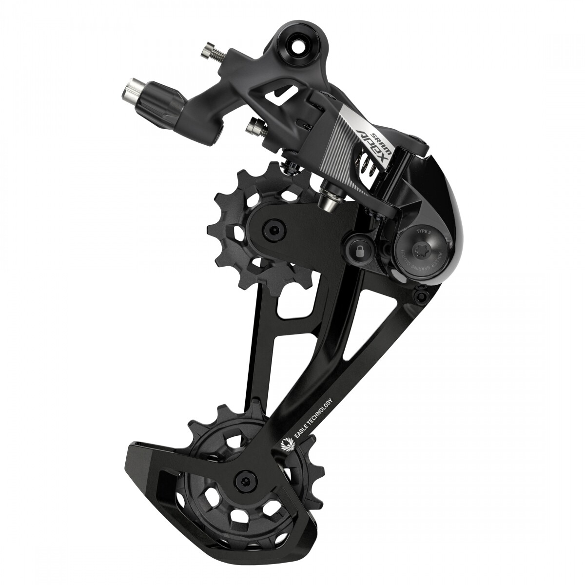 SRAM Apex Eagle Rear Derailleur – 12-Speed, Long Cage, 52t Max, Black, D1