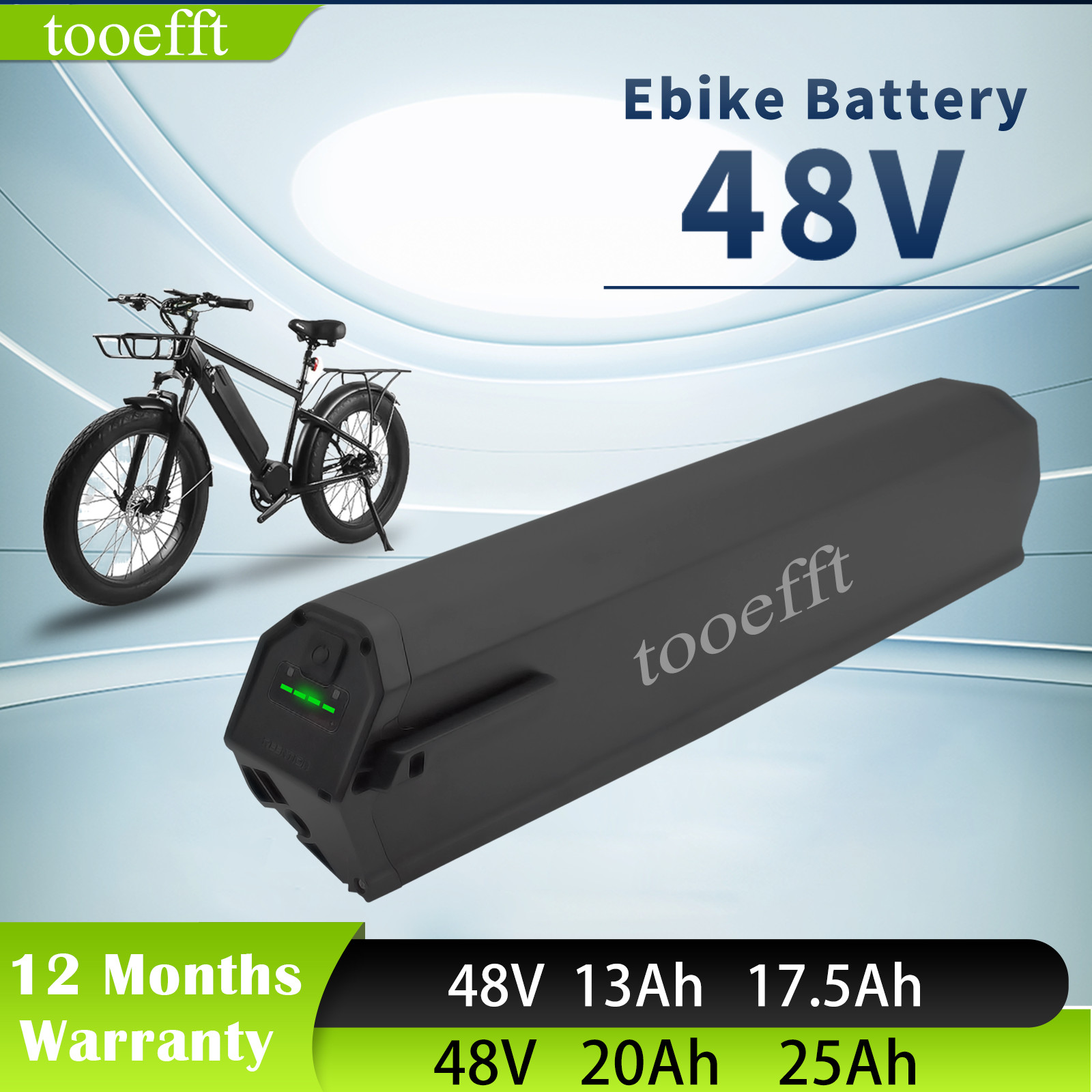 Reention Dorado 48V Battery for NCM Moscow Gotrax EBE5 Csc FT1000MD magnum Bike
