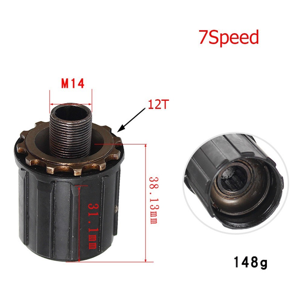 Replacement MTB-7/8/9/10 Speed Freehub Body For Shimano-RM30,RM40/RM60