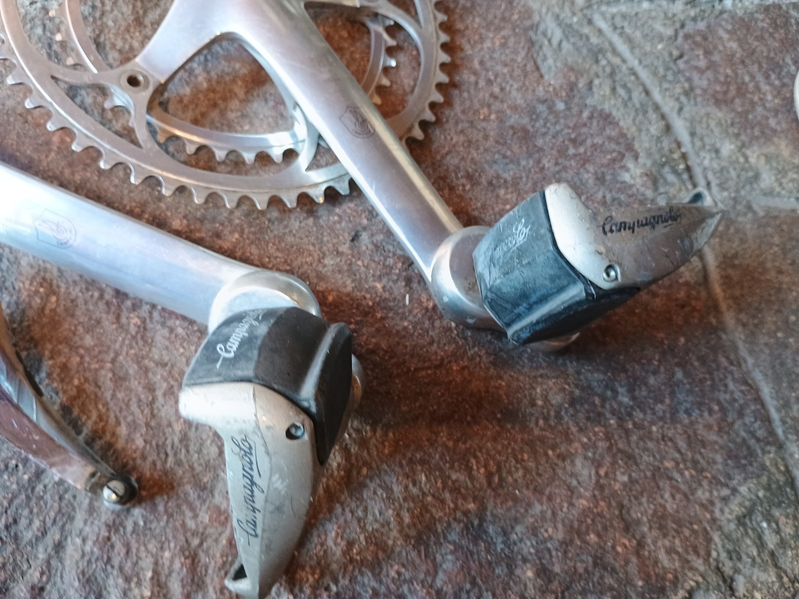 No Reserve Vintage Crankset Campagnolo C Record Crankset 172.5mm 52/39+ FD Etc