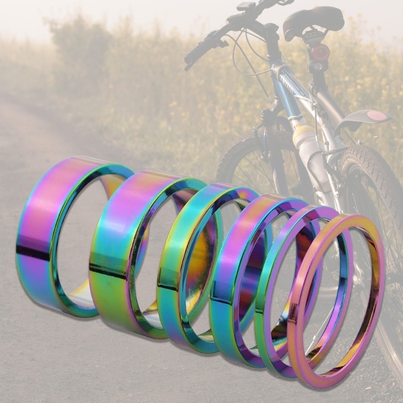 Bicycles Rings Gaskets Front Fork Washer Road Bikes Cycling Handlebar Spacers