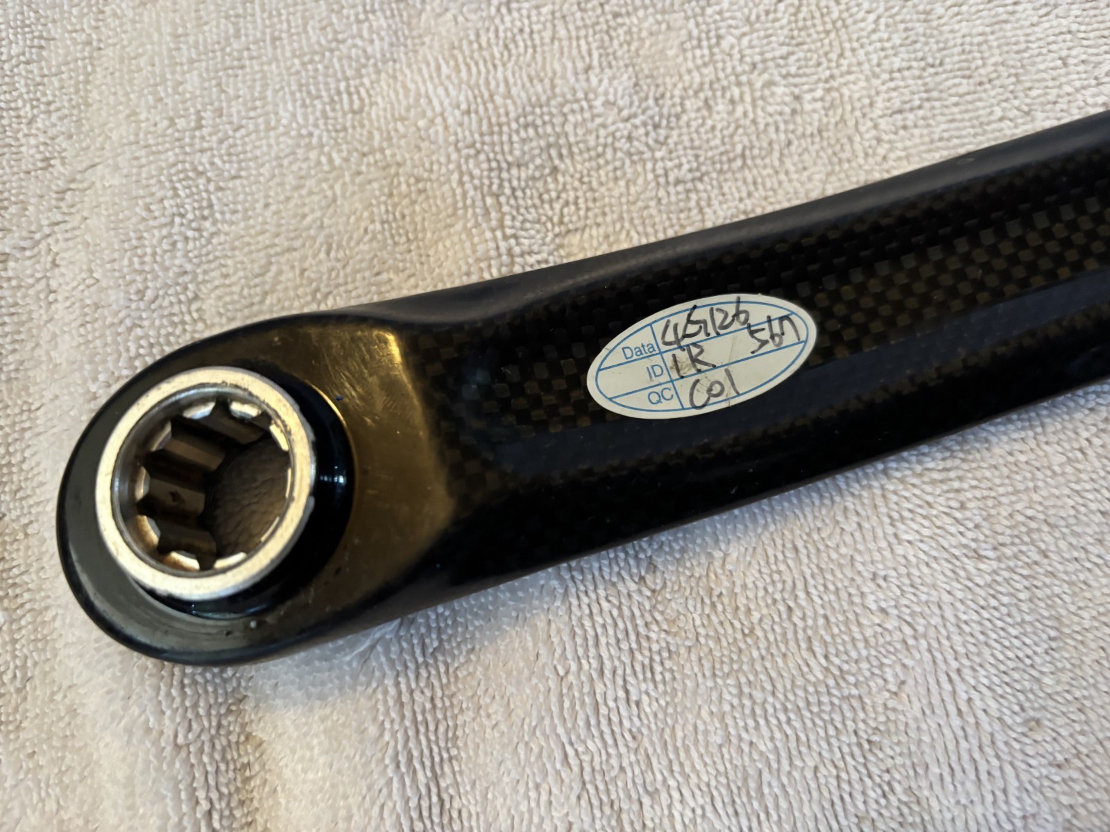 FSA Carbon Pro Team Issue Crankset 175mm with Carbon Spider –VG-EX