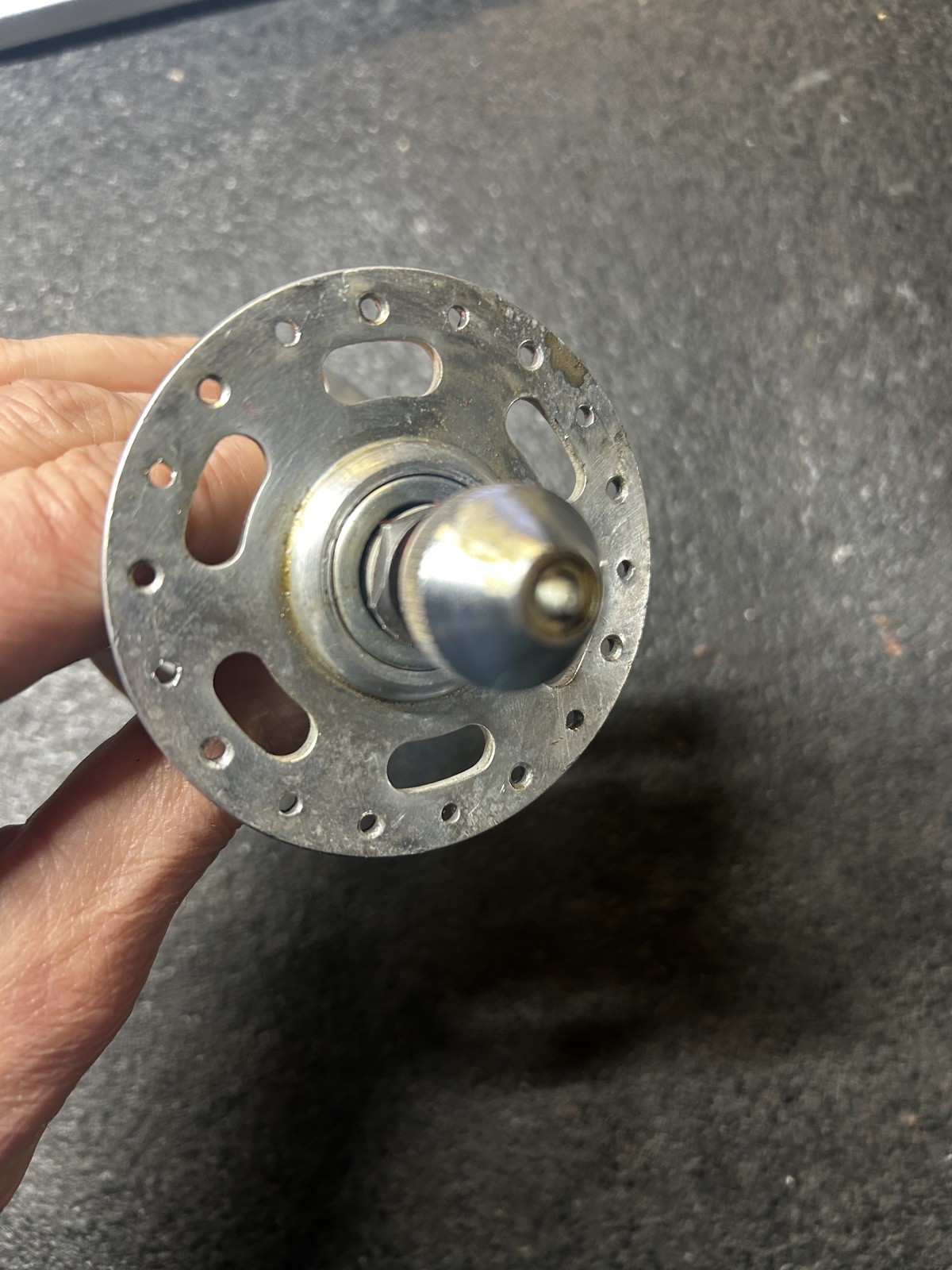 Normandy High Flange Hub Set 36 Hole, 96/120mm OLD, French Threaded
