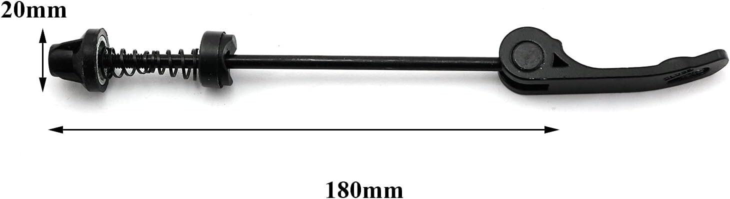 Quick Release Front Rear Bicycle Axle Skewer Set For Mtb Bmx Bike Wheel Hub Pair