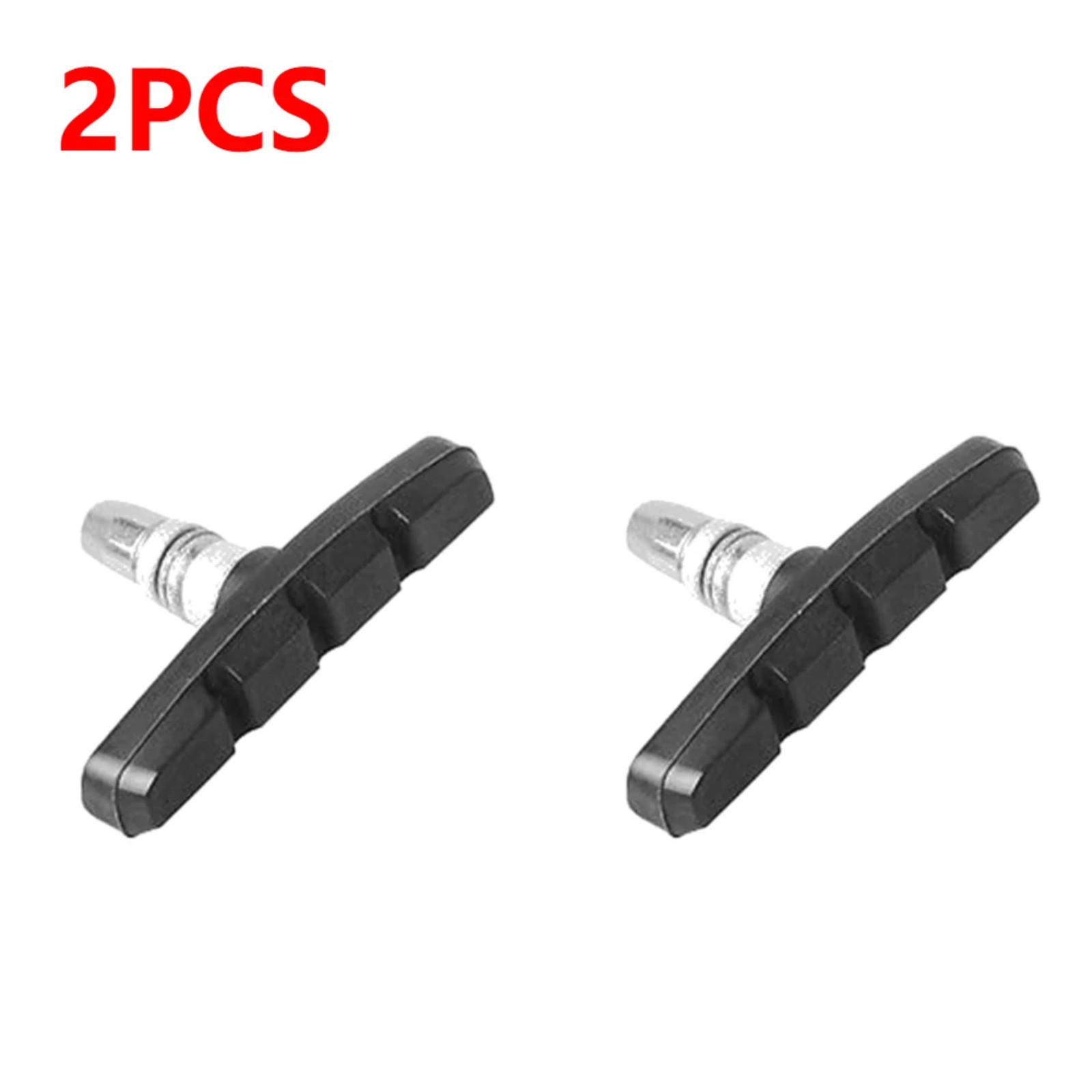2 Pairs 70mm V Brake Blocks Pads MTB Mountain Bike Bicycle Cycle Shoes Black