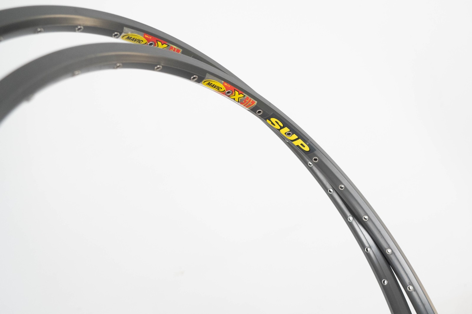 NOS MAVIC X517 SUP CLINCHER RIMS 26″ 32H VINTAGE MTB MOUNTAIN BIKE DARK