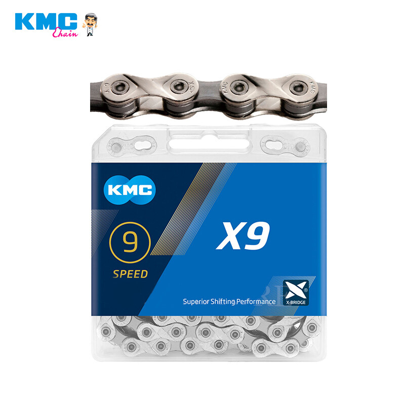 KMC 9 Speed Z9 X9 X9SL Bike Chain Retail Pack 116 Links fits Shimano SRAM Campy
