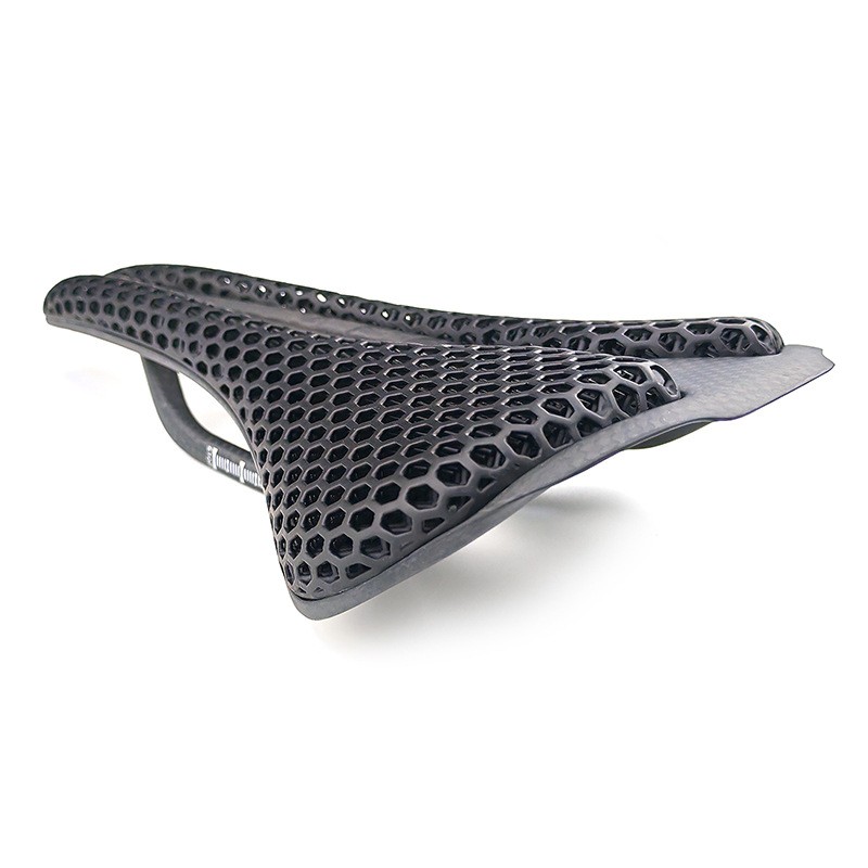Carbon Fiber Bicycle Saddles 3D Printed/EVA Leather Bike Seat Cushion 250*140mm