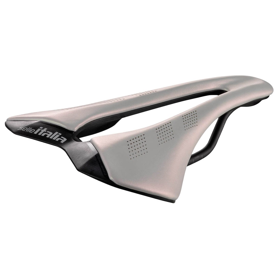Selle Italia SLR Advan Opal White Bicycle Saddle – Steel Rails, Lightweight