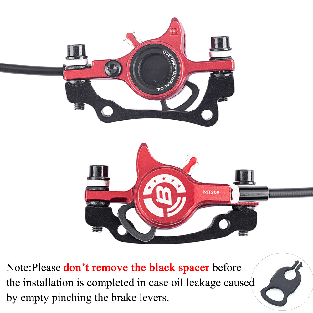 MTB Bicycle Front Rear Hydraulic Disc Brake 4/2 Piston Oil Pressure Caliper Sets