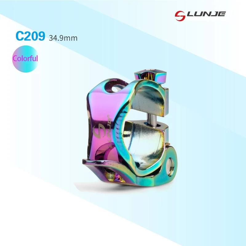 Bike Seatpost Clamp Aluminum Alloy MTB 28.6/31.8/34.9mm Seat Tube Clip