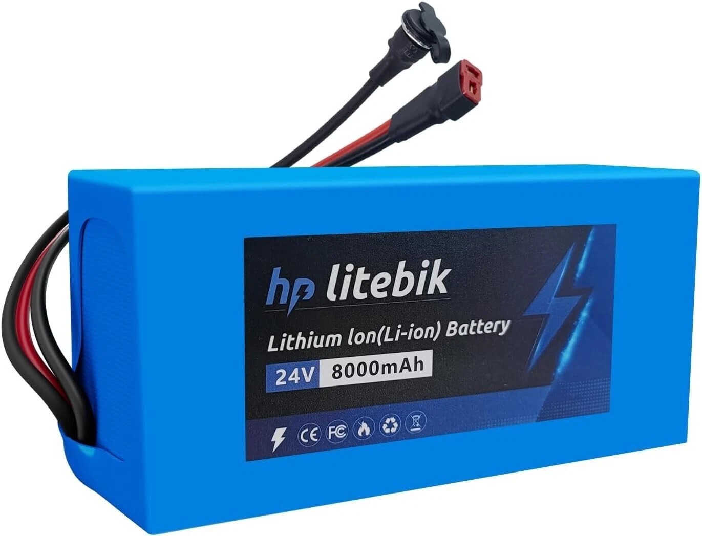 24V Ebike Battery 24V 8AH 800W Ebike Lithium Battery Li-ion battery rechargeable