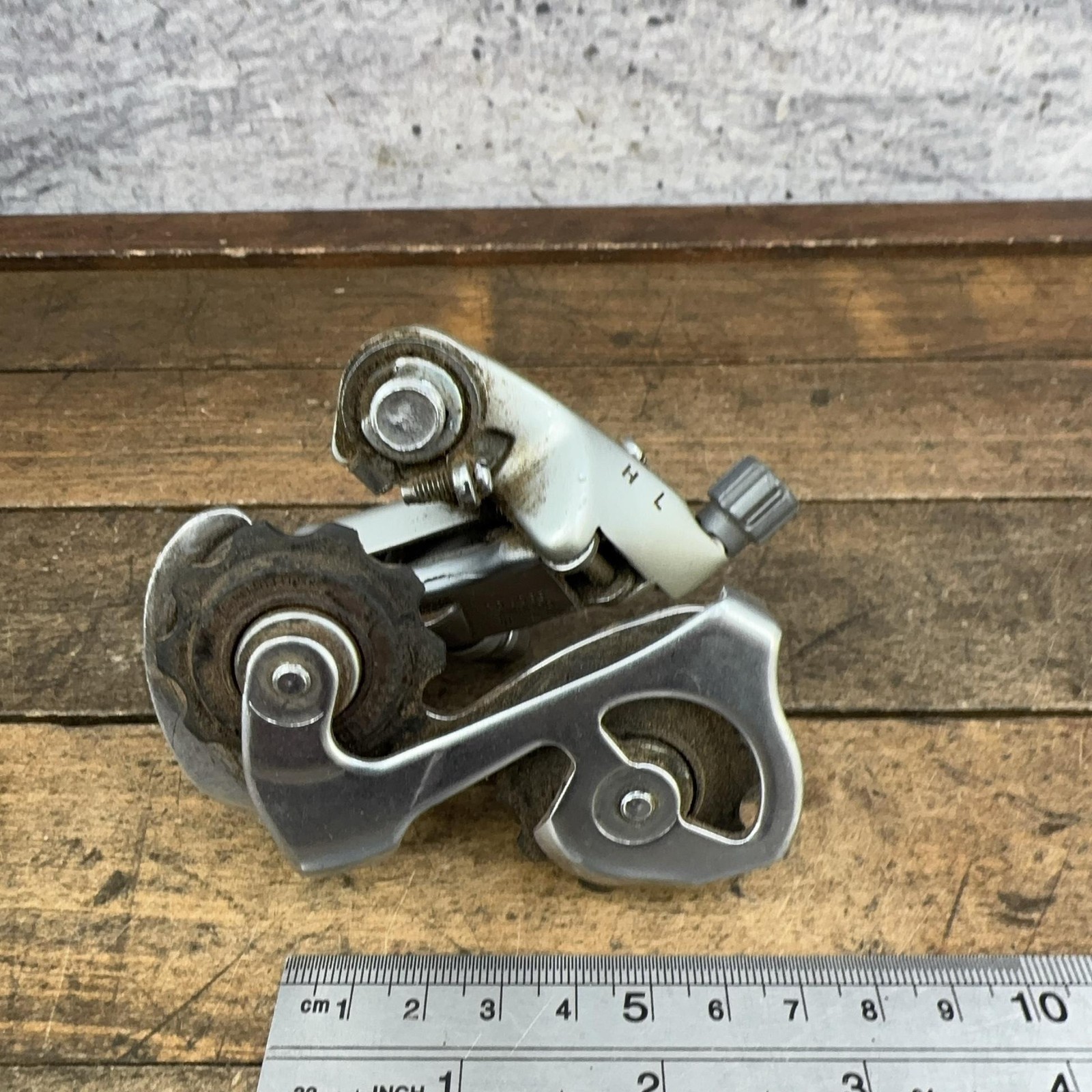 Vintage Shimano 105 RD-1055 Rear Derailleur 7 Speed Short Cage Silver Japan 245g