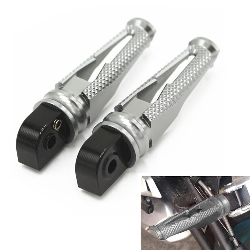 Durable Foot Pegs Pedal Footrest For YZF R6 R3 Scootor Motorcycle Footrest 2x