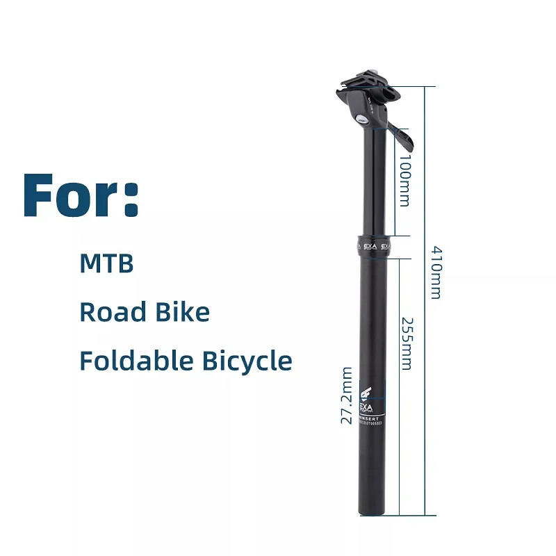 Mountain Bike Dropper Seatpost Suspension Retractable 27.2 28.6 31.6mm Tube