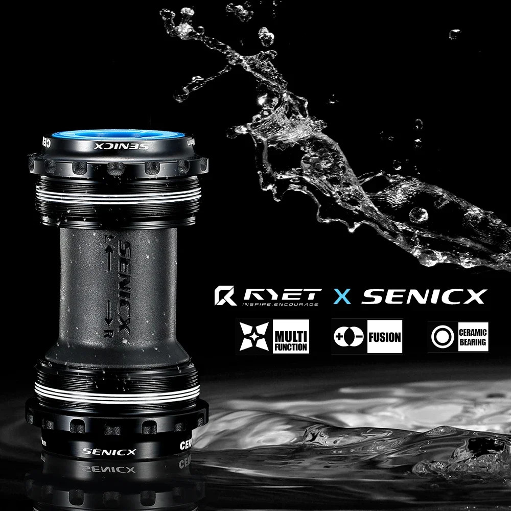 RYET Senicx Ceramic Bottom Bracket BSA68/BB86/BB92/T47/PF30 24/29mm Road MTB