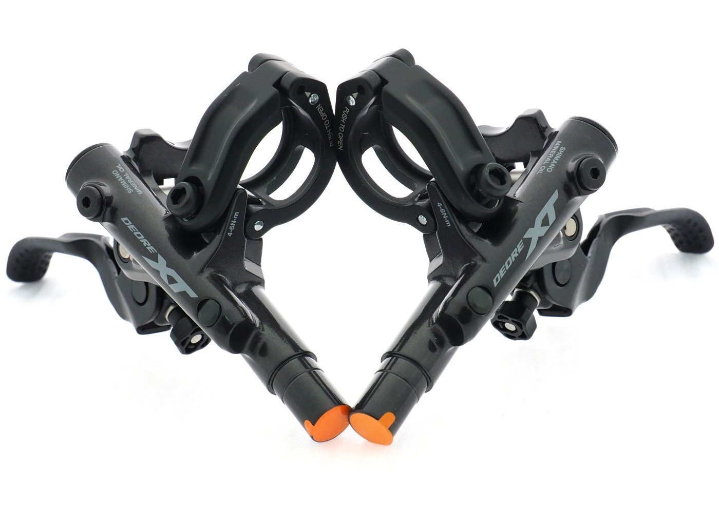 Shimano XT BL-M8100/BR-M8110 I-Spec-EV Disc Brake Lever/Caliper Set Flat Mount