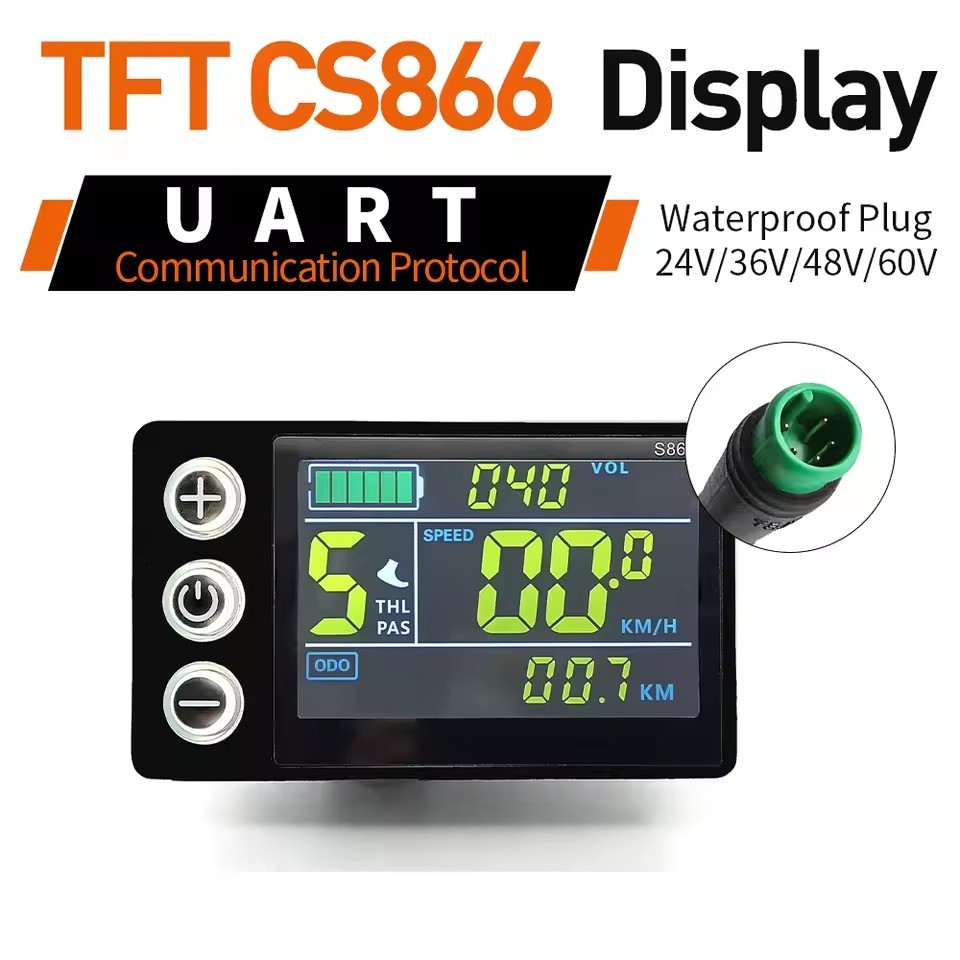 Hub Motor Controller 15A 17A 22A 25A 30A 250W-1000W 36V 48V Display E-Bike Parts