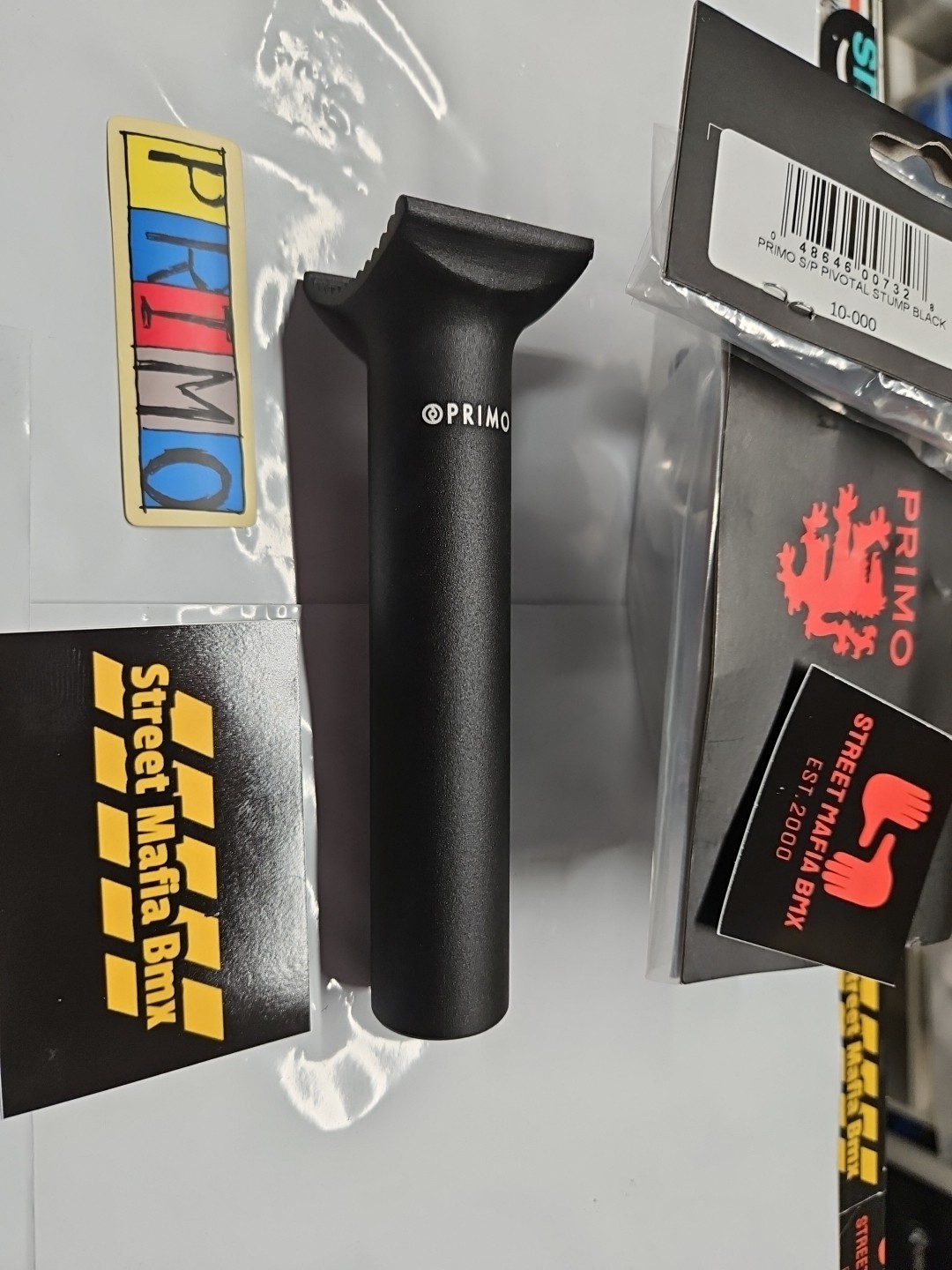 PRIMO PIVOTAL SEATPOST BLACK FIT BMX BIKE 25.4mm X 135mm STRANGER S&M KINK NEW
