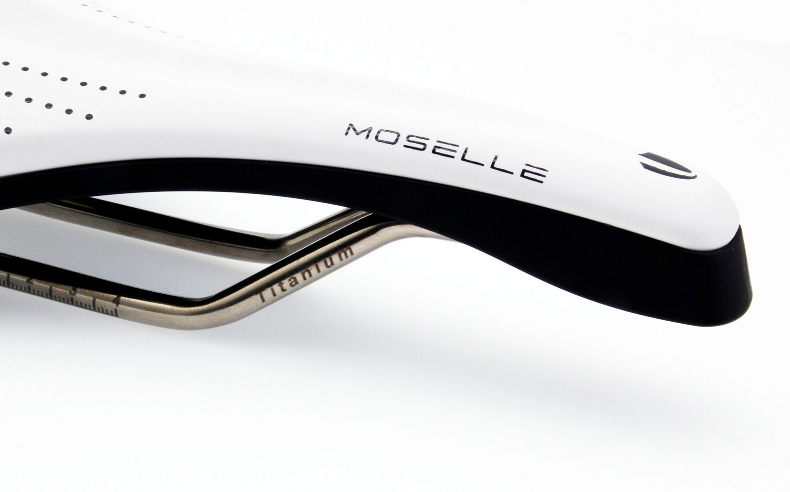 Union Sport Mosselle Road MTB eBike Biking Ti Saddle Titanium-Rail Seat White