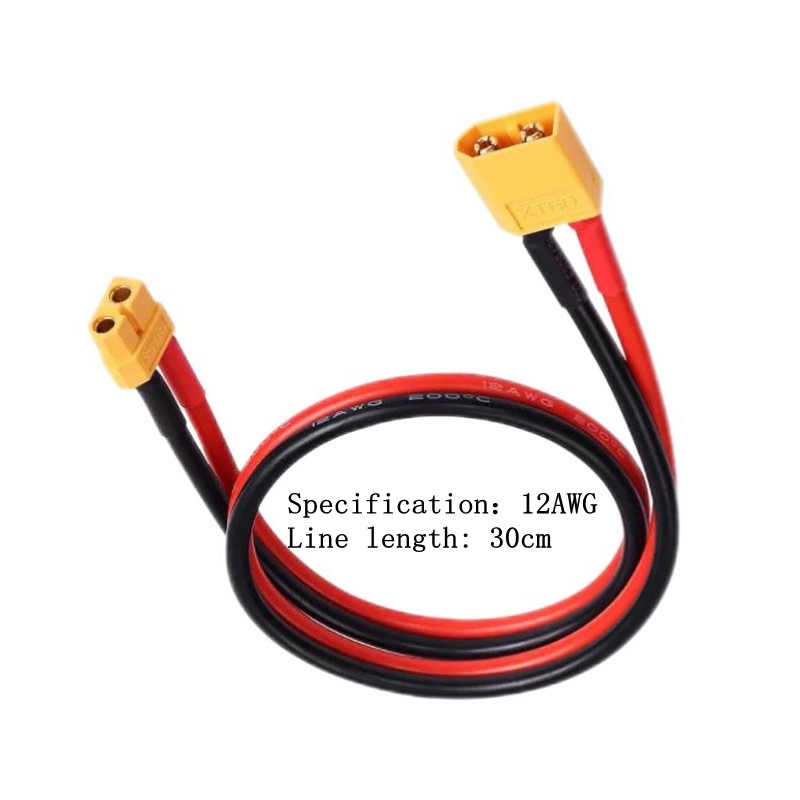 Ebike Hailong Battery Power Discharge Connector 4/5/6Pin Male&Female XT60 Cable