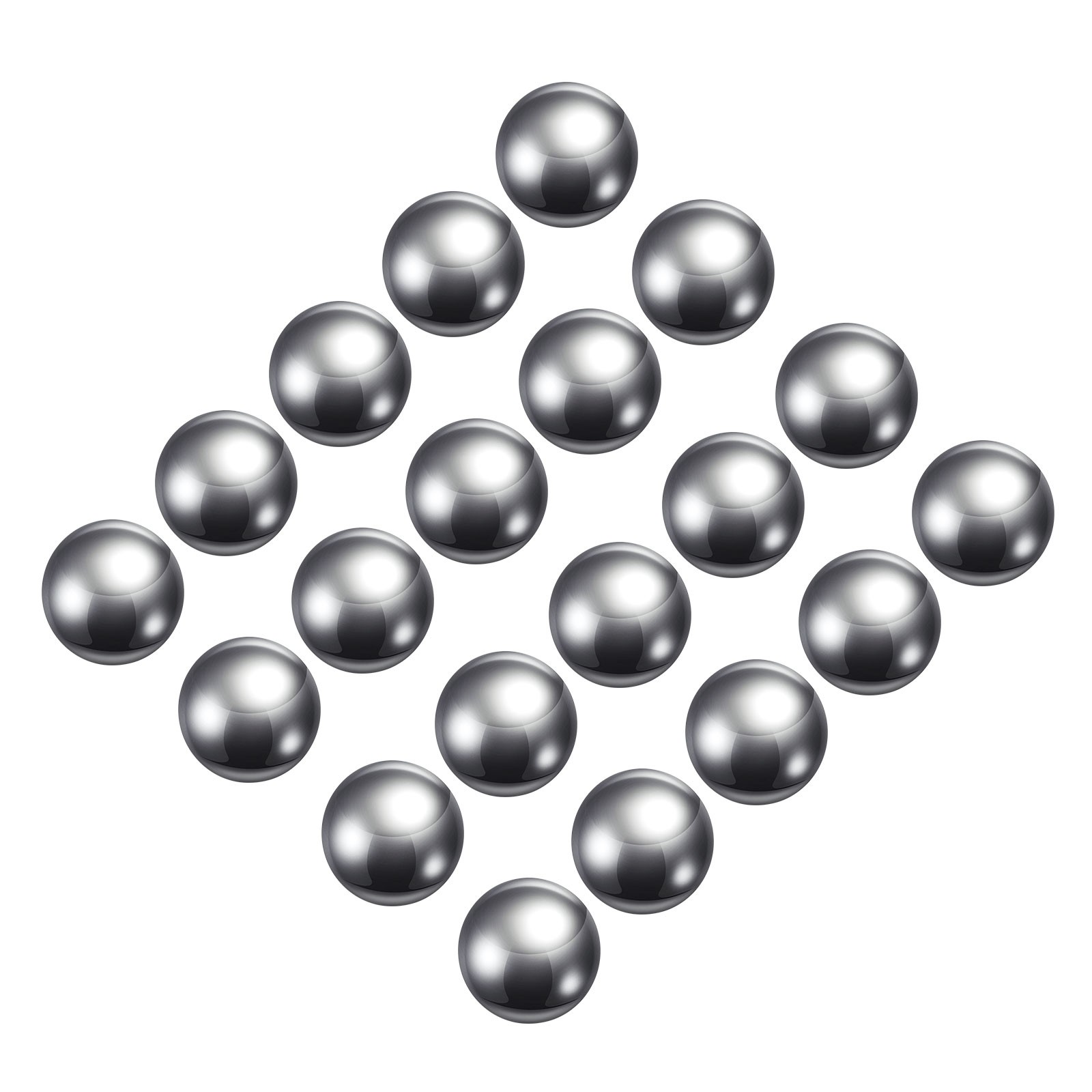 Precision Balls G100 4.5mm 50pcs, 304 Stainless Steel Bearing Balls Beads