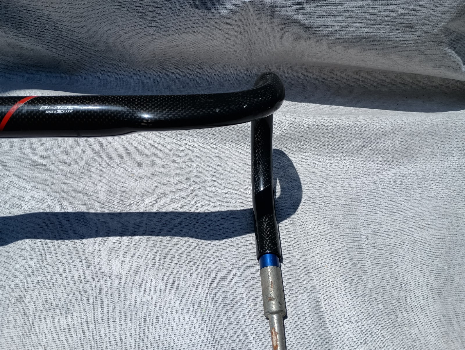 Bontrager Blade Race X Lite Carbon Drop Bar Handlebar 40cm, 31.8mm Black Red