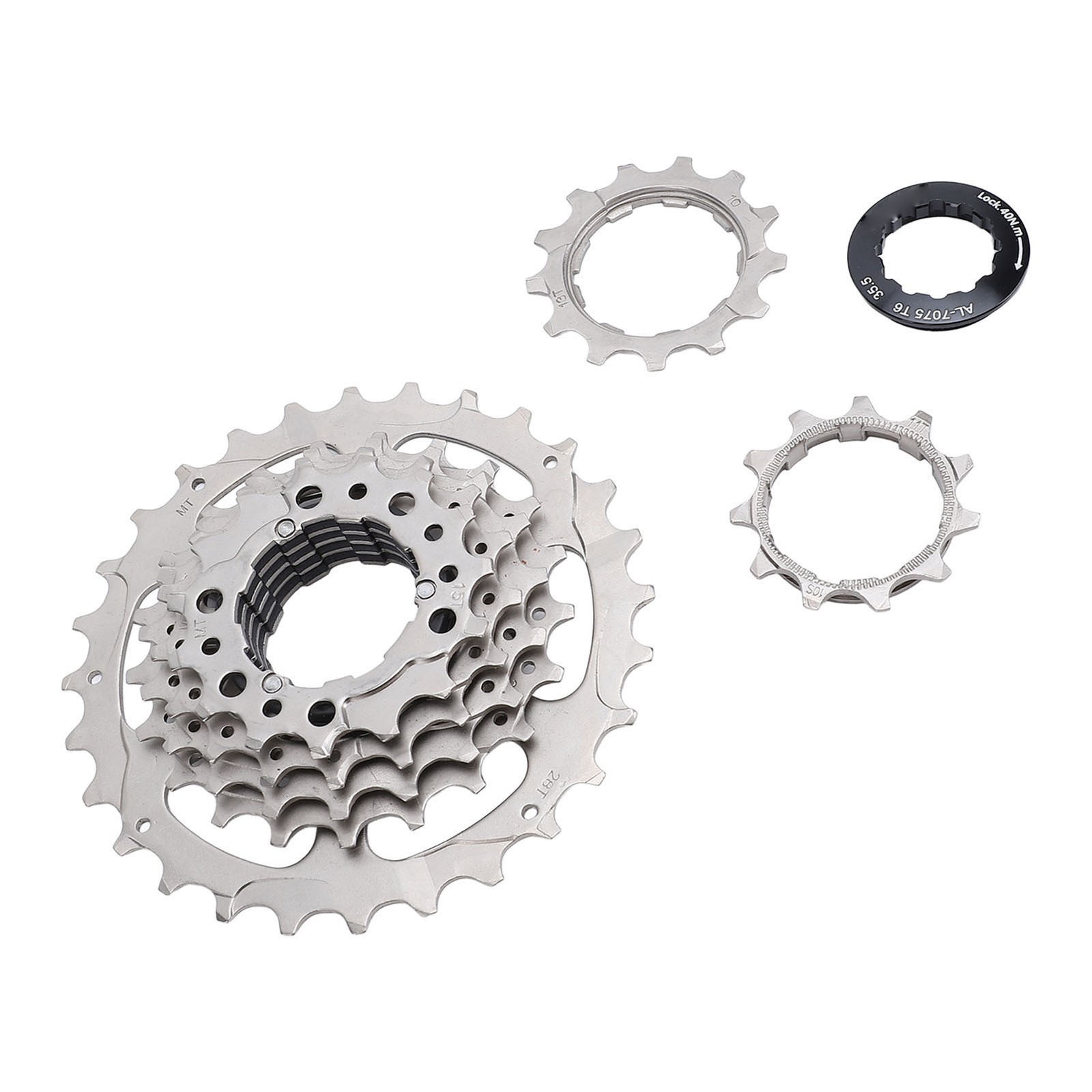 Bike Cassette 7 Speed Stainless Steel Aluminum Alloy Low Noise Bicycle Cass DVGD