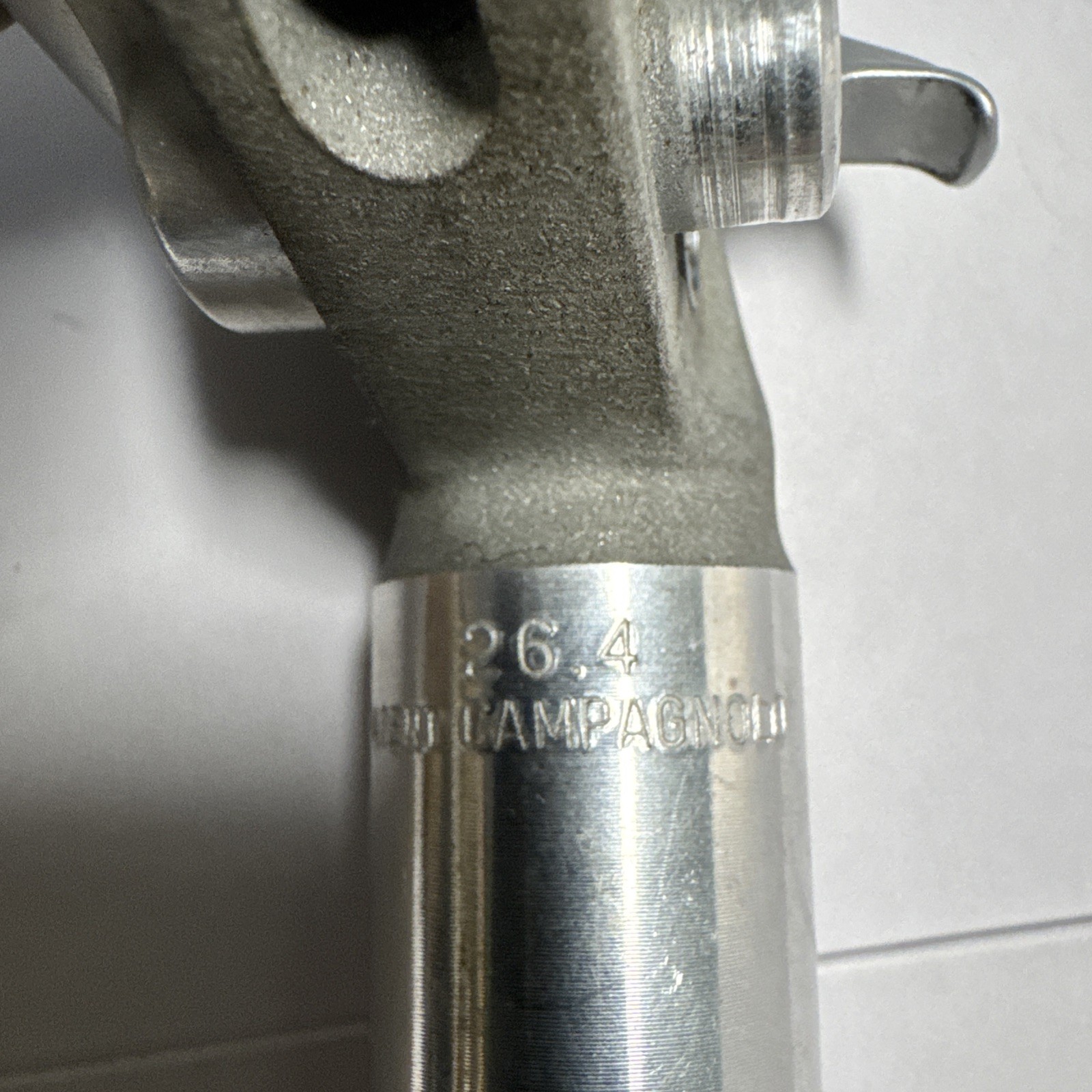 Vintage Campagnolo Nuovo Record seatpost 26.4mm road Bicycle missing 1 clamp