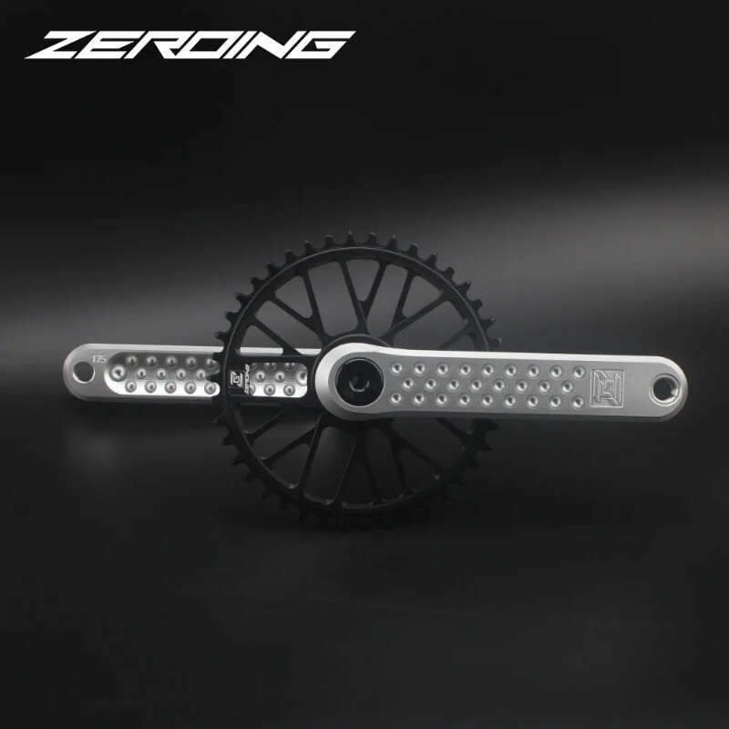 165/170/175mm Gravel Road Folding Bicycle Crankset with Single Chainring 40-46T