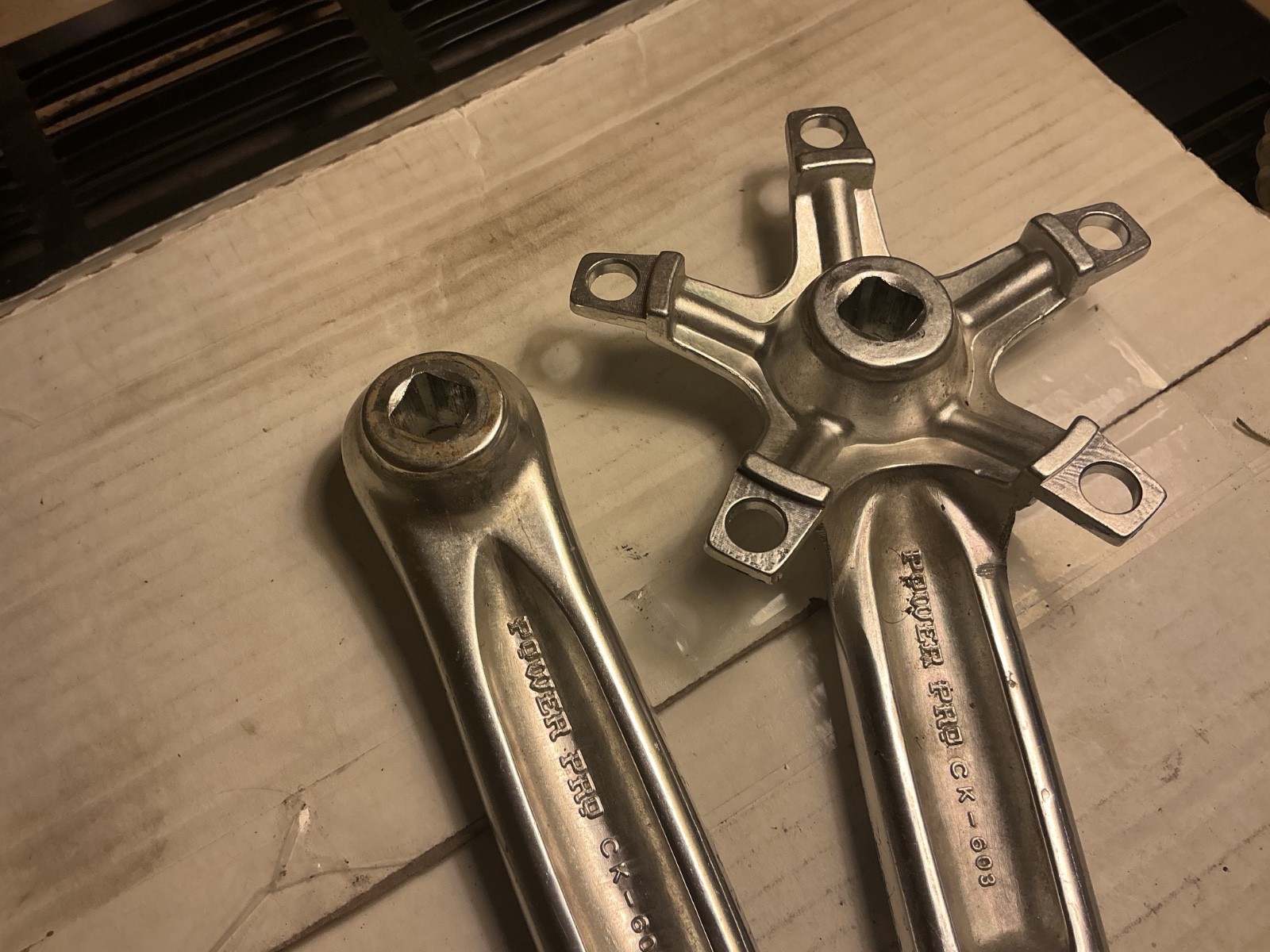 BMX kids cranks pair 165 mm 110 BCD