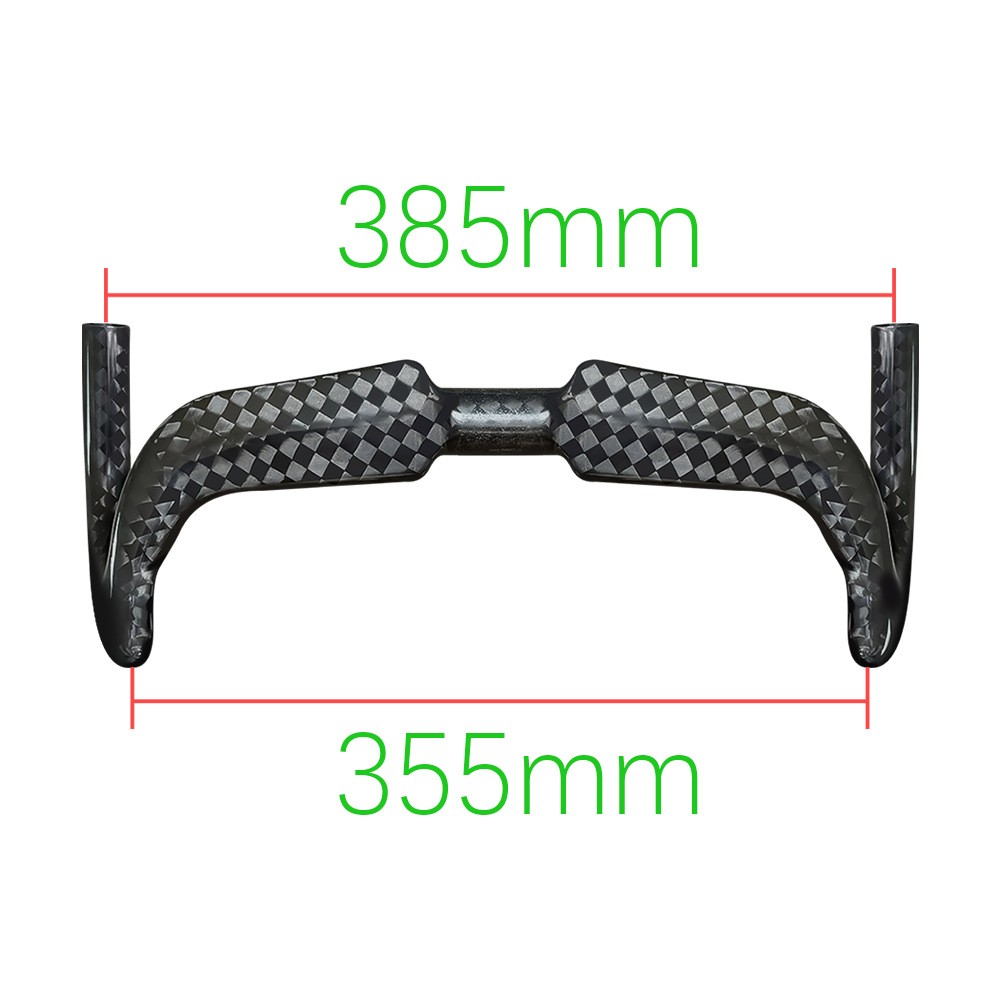 Track Bike Carbon Handlebar Sprint Match Bent Fixed Bicycle Handle Drop Bar