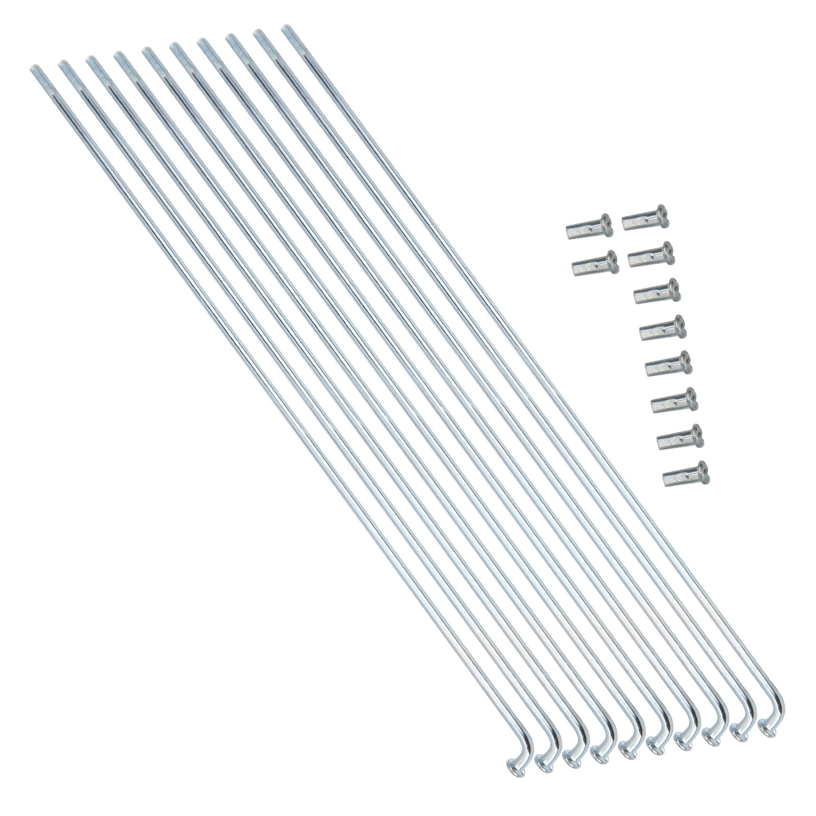 10pcs 13G 2.2mm Bike Spokes Iron Manganese Spokes Tricycle Accessories