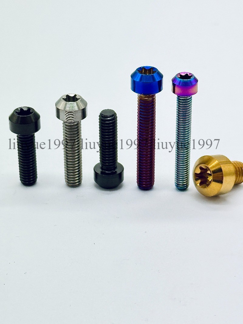Titanium Bolt M4 M5 M6*10 15 20 25 30 35 40 -100mm Round Head Torx Screw Grade 5
