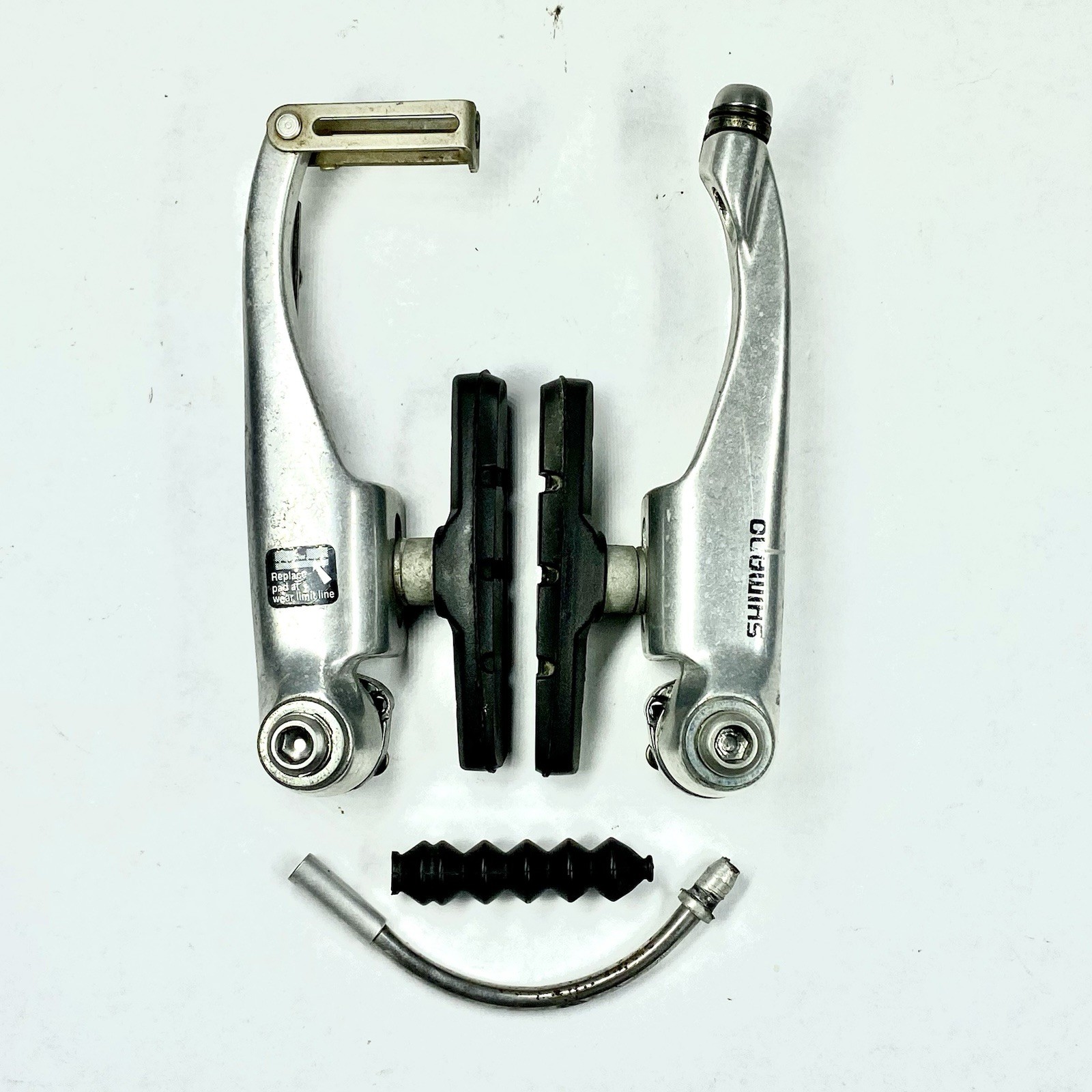 Shimano LX BR-M600 V-Brake Complete Pads Noodle Hardware Vintage MTB