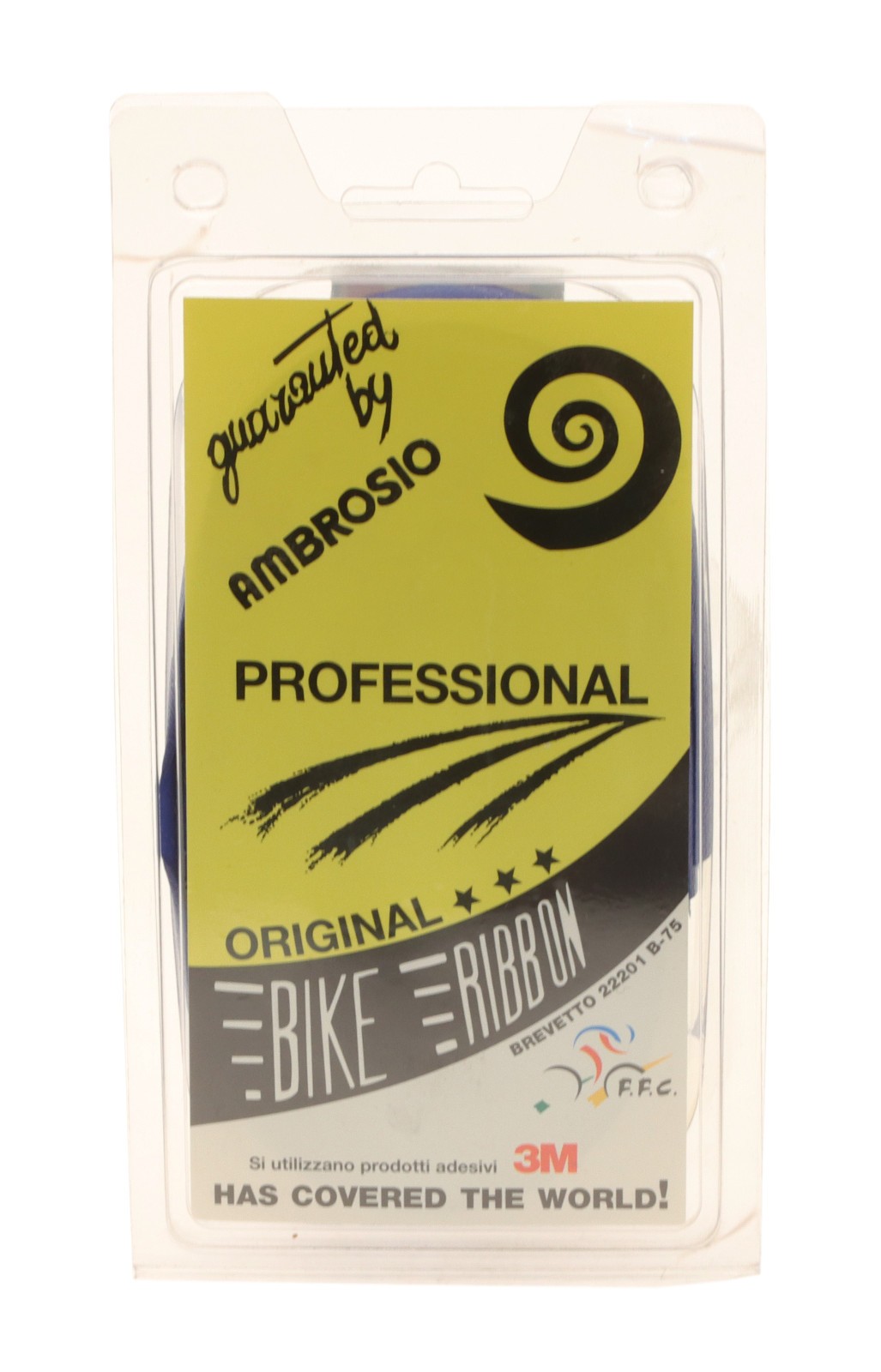 Bike Ribbon Professional Handlebar Tape Foam Blue Ambrosio Vintage NEW NOS NIB