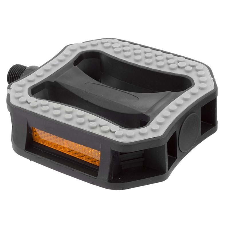 SUNLITE Comfort Grip ABS 9/16″ Black/Grey Bicycle Pedals